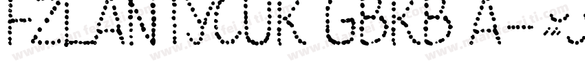 FZLANTYCUK GBKB A字体转换